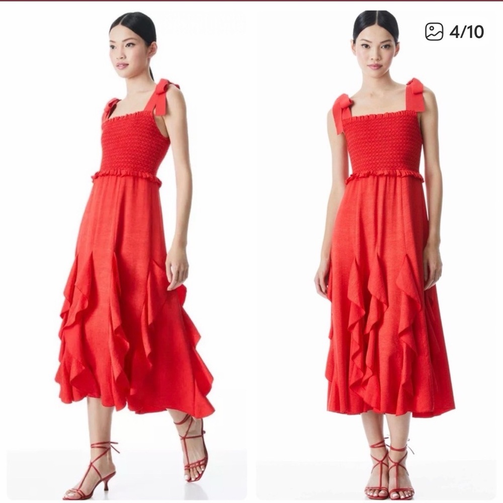 Alice + Olivia Scarlet Midi Dress